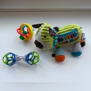 3/$15 | S/3 Teething & Sensory Toy Set for Kids